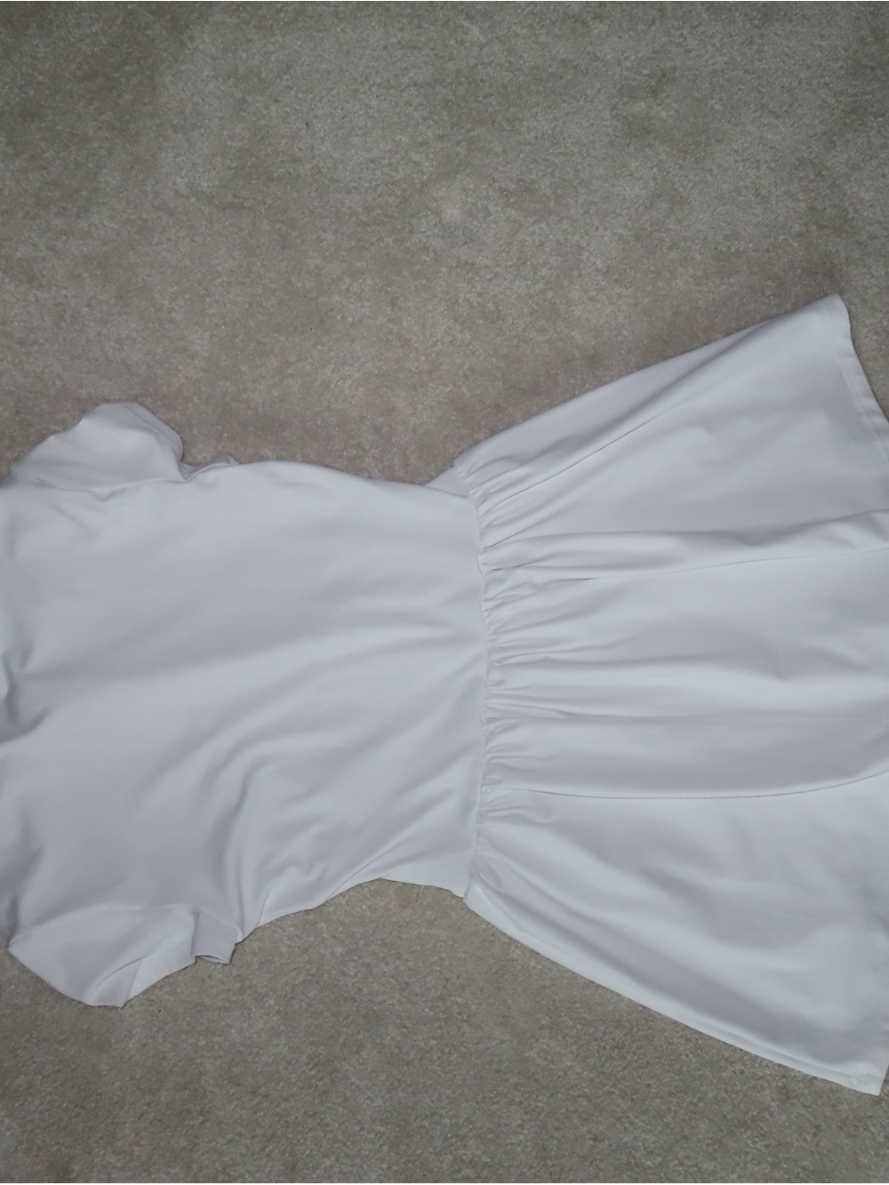 Amazon White Women's Mini Fit-and-Flare Dress
